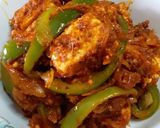 A picture of step 8 of Paneer Jalfrezi.