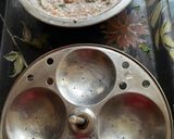 A picture of step 3 of Ragi Veggie Idli.