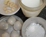 A picture of step 1 of Lychee  Milkshake.