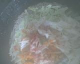 A picture of step 1 of Cabbage Sabzi (coconut n peanut powder).