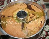 Foto langkah ke 12 dari resep Cake Nutrijell army / Bolu Nutrijell / Cake motif tentara.