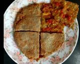 A picture of step 5 of LEFTOVER BAINGAN BHARTA STUFF BAJRA ROTLA (stuffed Millet flour flatbread).