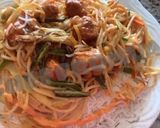 A picture of step 11 of Singaporian Rice.
