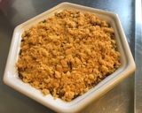 Une image de l'étape 15 de Gratin de lentilles,riz et carottes aux épices façon crumble.
