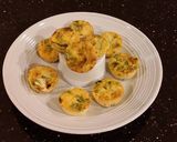 A picture of step 10 of Ham and Cheese Crustless Mini Quiches.