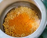 A picture of step 2 of Turai/Ridged Gourd and Chana Dal Curry.