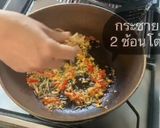รูปขั้นตอนการทำที่ 4 ของ สปาเก็ตตี้ผัดขี้เมาทะเล🦑