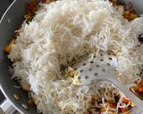 A picture of step 3 of Pineapple Rice.