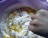 Foto del paso 3 de la receta: Tarta de jamón y queso con azúcar por arriba y masa casera ¡muy económica!
