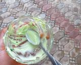 A picture of step 7 of Moringa icecream.