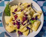 Foto del passaggio 2 della ricetta Insalata di patate e fagioli rossi al finocchio