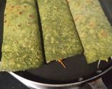 A picture of step 9 of Palak Paneer Kathi Roll.