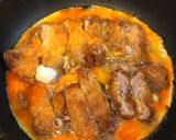 A picture of step 5 of Katsudon.