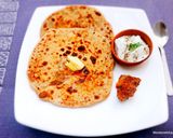 A picture of step 6 of Aloo ka Paratha with Raw Potatoes.