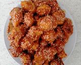 Mézes, szezámmagos csirke recept fázis 4 fotója