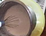 A picture of step 1 of Chocalate mousse.
