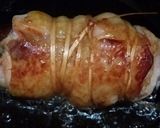 Hình bước làm 4 của món Gà cuộn giò nấm chiên
