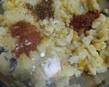 A picture of step 4 of Arrowroot potato bites.