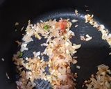 A picture of step 2 of Mexican Cauliflower Fried Rice.