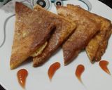 A picture of step 4 of Spicy namkeen French Toast.