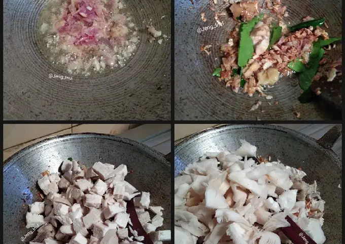 Langkah-langkah untuk membuat Resep Mie Ayam Jamur Tiram Rumahan