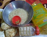A picture of step 1 of Gur wale chawal.