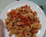 Udang Krispy Cabe Garam langkah memasak 13 foto