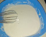 A picture of step 4 of Black forest cake without oven.