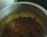 A picture of step 4 of Matar pulav.