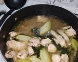 A picture of step 11 of Tinolang Manok.