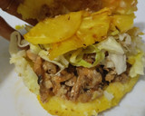 Foto del paso 6 de la receta: Arepa🫓de Pollo🍗hawaiana🥯🍍🥑