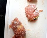 A picture of step 3 of Involtini Do Pollo,All'erba Cipollina. Chicken Roulades + Chives.