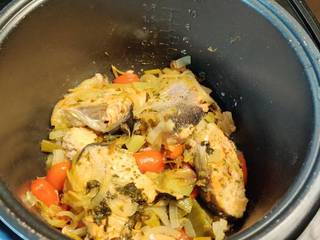 Лосось запечённая в мультиварке