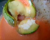 Foto del paso 9 de la receta: Calabacín con quesos y tocino