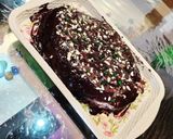 A picture of step 9 of Ice cream cake.