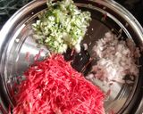 A picture of step 1 of Manchurian with gravy.