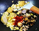 Gambar langkah 3 resipi Nasi Goreng Cam-campak.