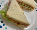 A picture of step 4 of Chicken club sandwich.