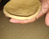 A picture of step 3 of Kakara pitha.