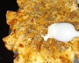 A picture of step 7 of Flower petal pizza.