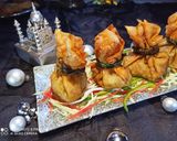 A picture of step 2 of Beef Potli samosa.
