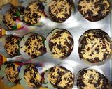 Foto langkah ke 9 dari resep Chocolate Custard Muffins.