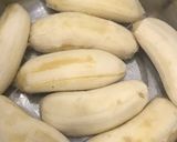 Hình bước làm 1 của món Bánh chuối hấp mít