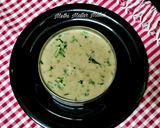 A picture of step 4 of Methi Matar Malai.