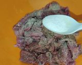 A picture of step 2 of Beef Chilli.