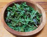 Foto del paso 1 de la receta: Ensalada de hojas verdes con champiñones y mandarina