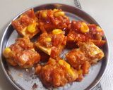 पनीर वेेेज चटनी टिक्का (Paneer veg chutney Tikka recipe in Hindi) रेसिपी चरण 3 फोटो