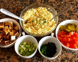 Foto del paso 1 de la receta: Tofu con "falso tabulé" 😉👨‍🍳