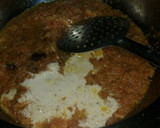 A picture of step 8 of Ĺababdar paneer.