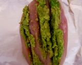 A picture of step 3 of My Guacamole stuffed Chicken Breast 😘.